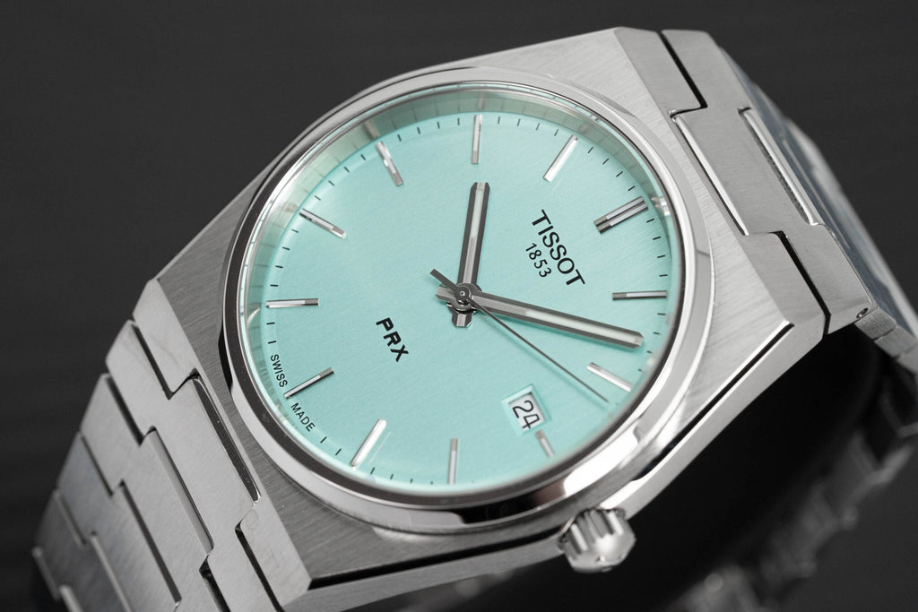 Tissot Mens Watch Prx Mint Green T137 410 11 091 01