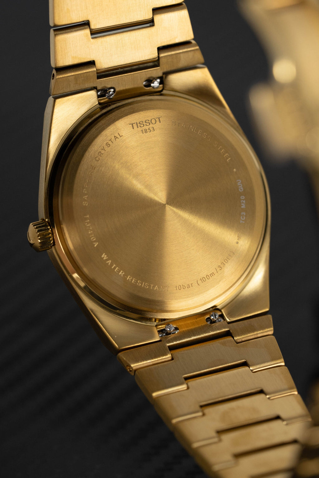 Tissot Mens Watch Prx Yellow Gold T1374103302100