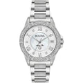 Bulova Marine Star Ladies Silver Watch 96r232