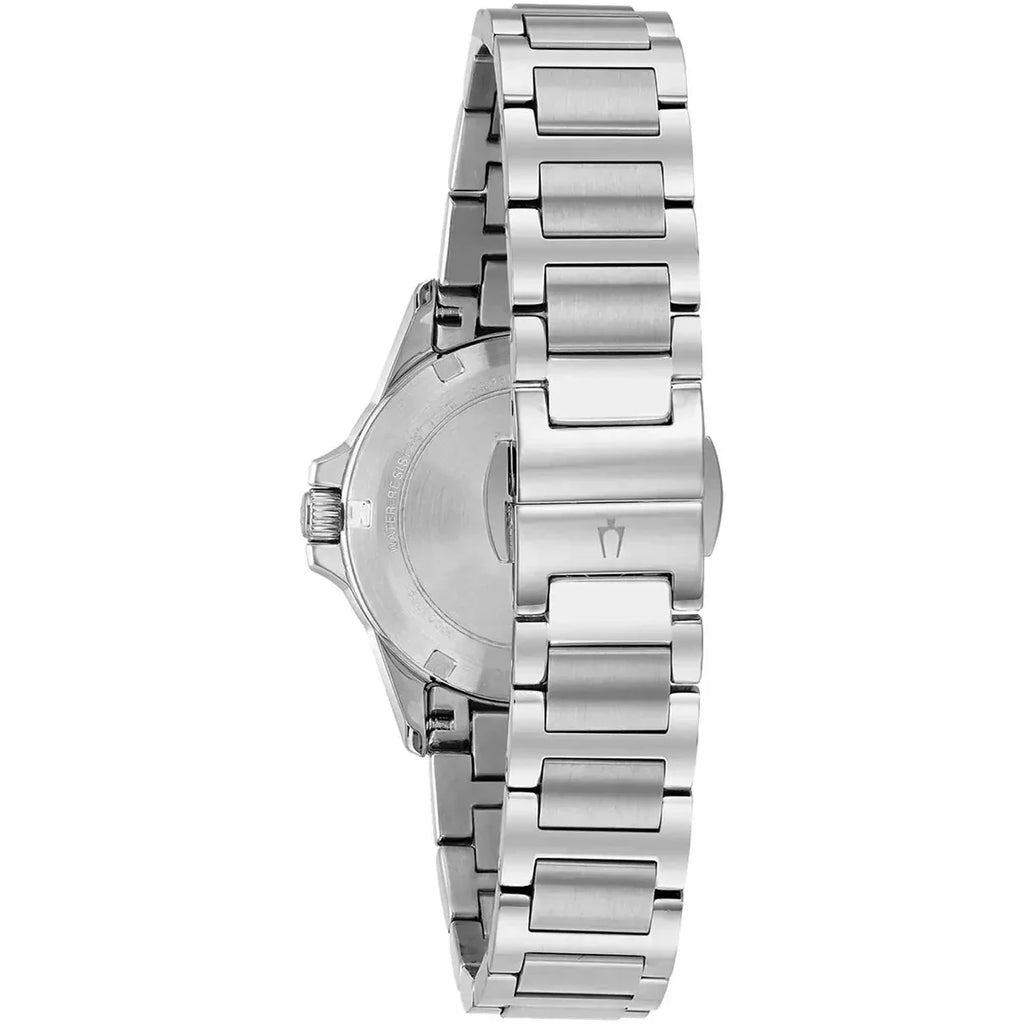 Bulova Marine Star Ladies Silver Watch 96r232