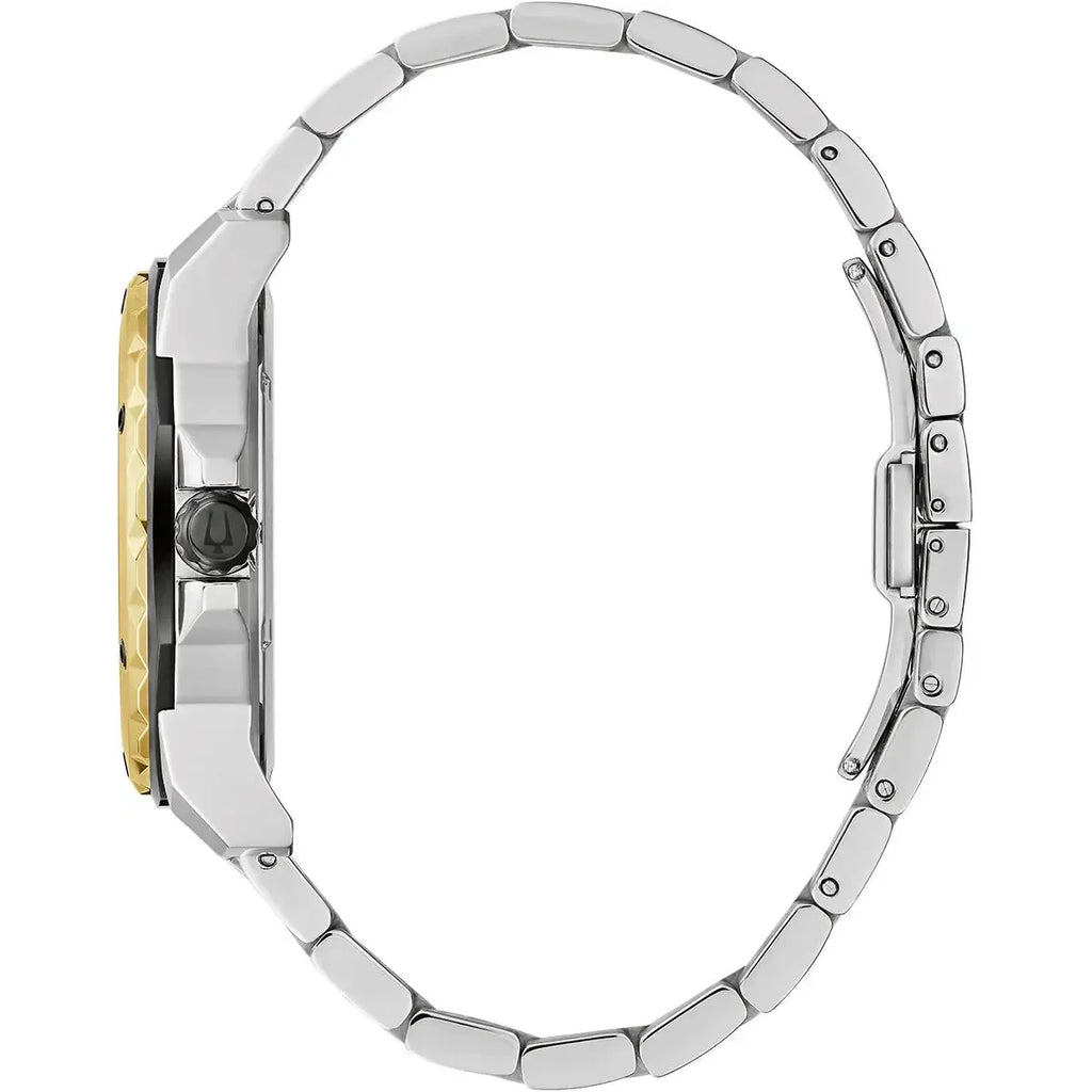 Bulova Marine Star Mens Two Tone Watch 98d175
