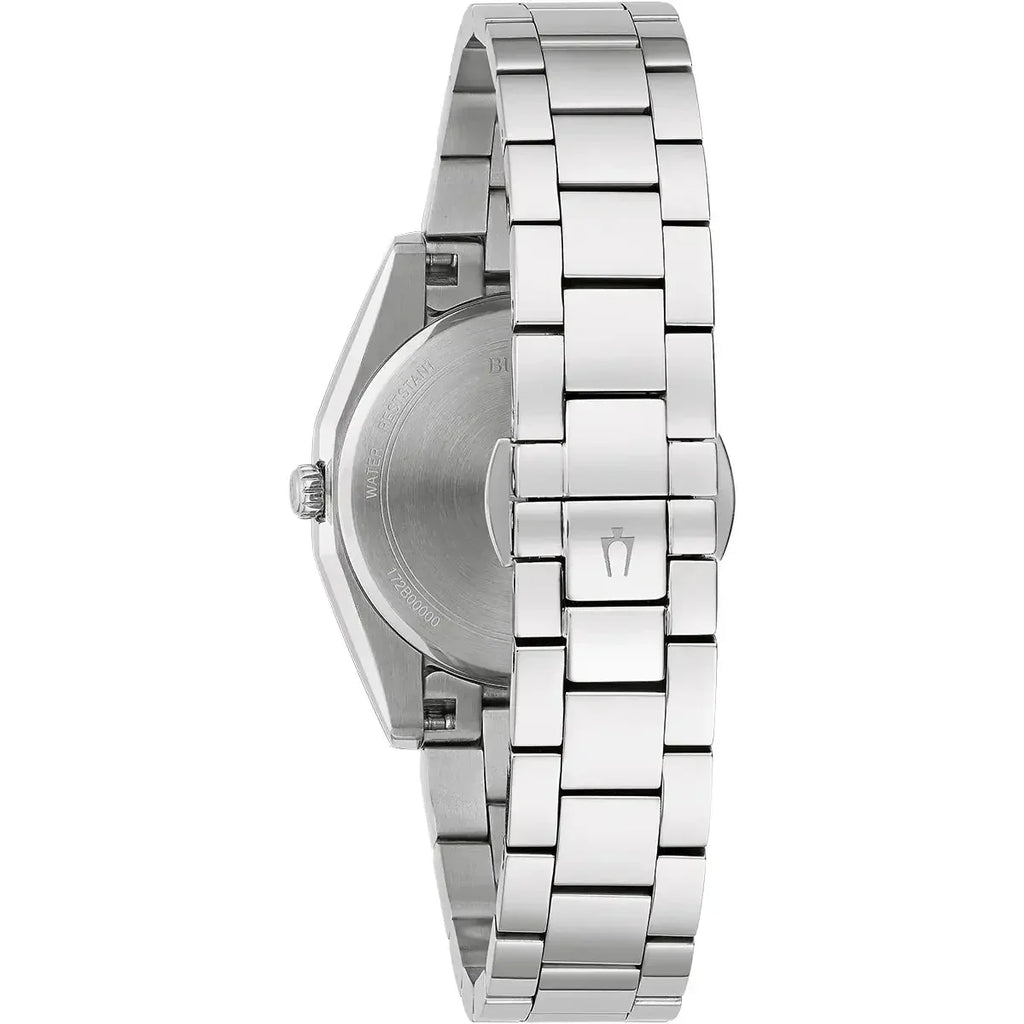 Bulova Surveyor Ladies Mother Of Pearl Watch 96p228