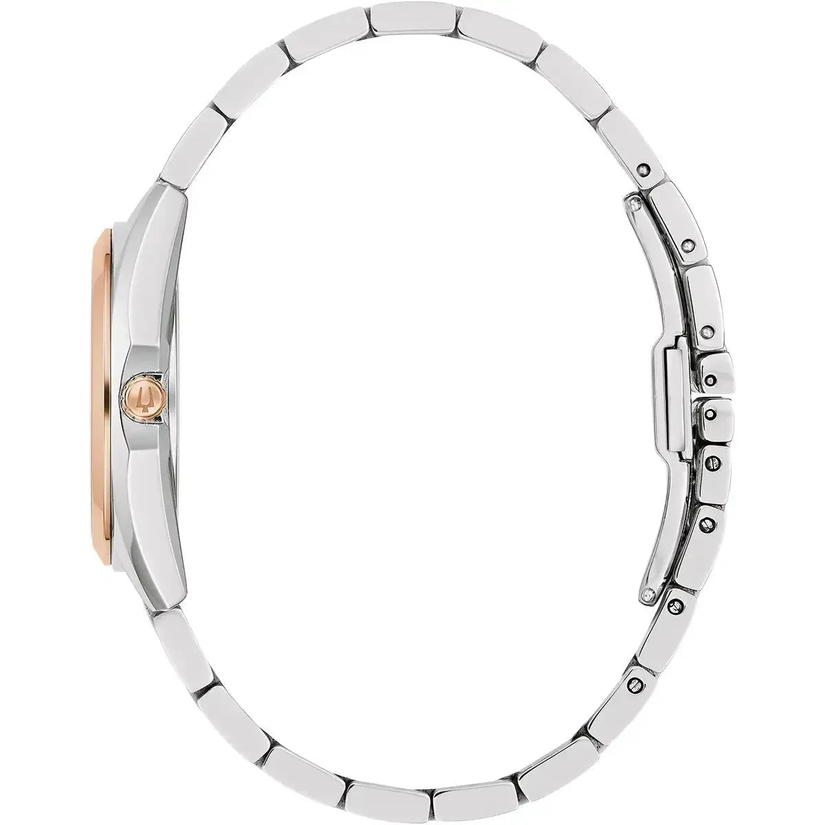 Bulova Surveyor Ladies Mother Of Pearl Watch 98p207