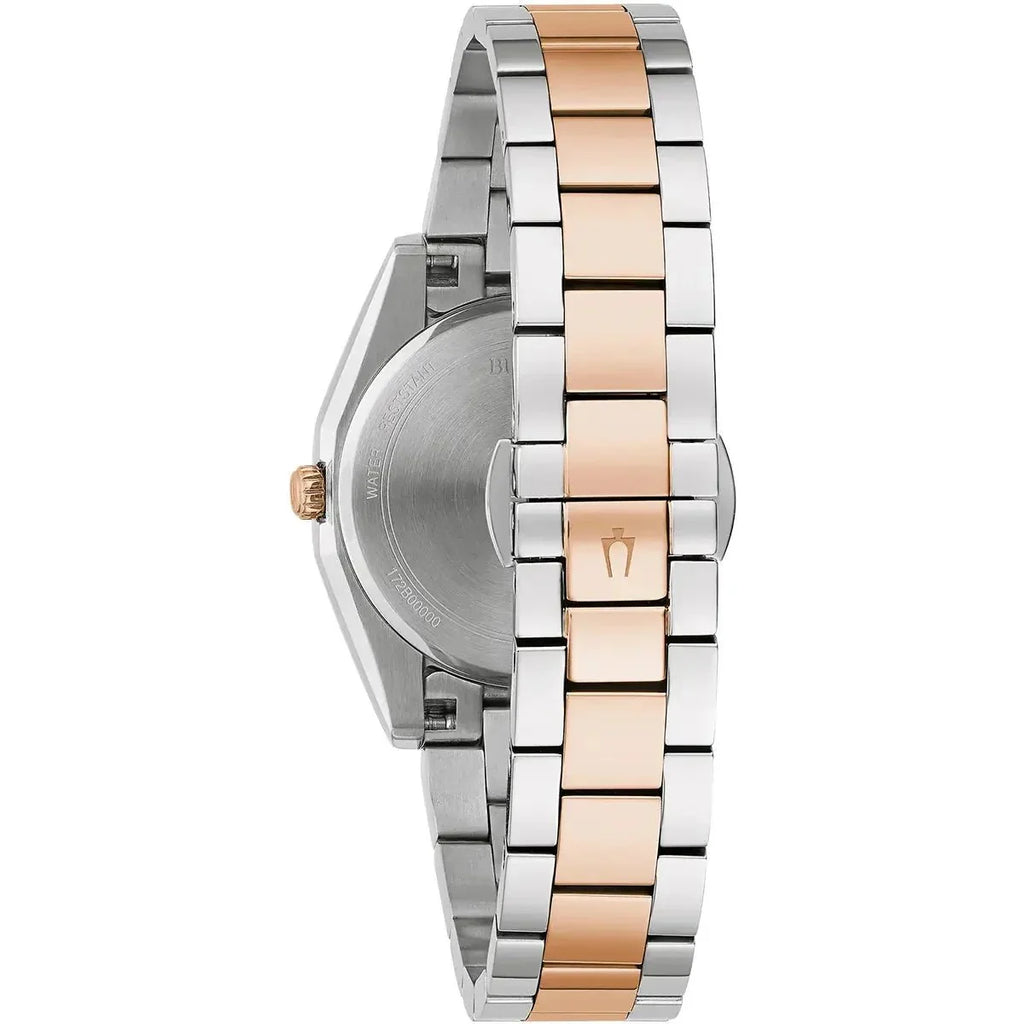 Bulova Surveyor Ladies Mother Of Pearl Watch 98p207