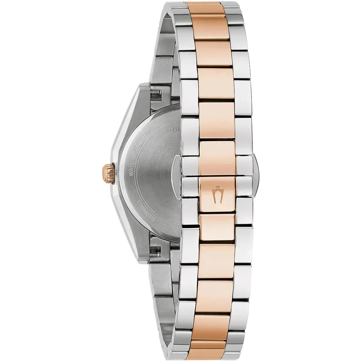 Bulova Surveyor Ladies Mother Of Pearl Watch 98p207