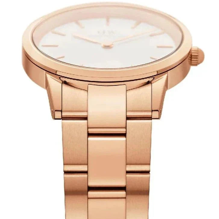 Daniel Wellington Iconic Link Mens Rose Gold Watch Dw00100343