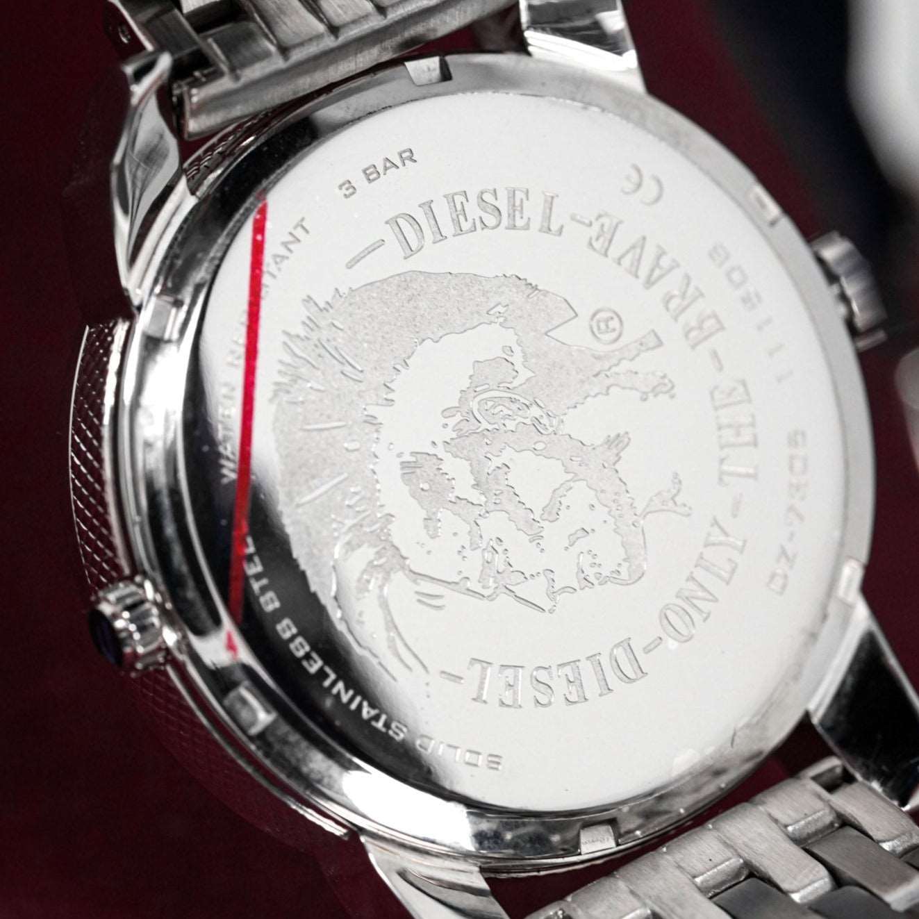 Diesel Dz7305 Men S Mini Daddy Silver Watch