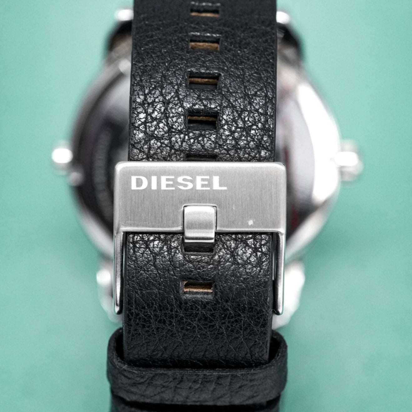 Diesel Dz7307 Men S Mini Daddy Silver Black Watch