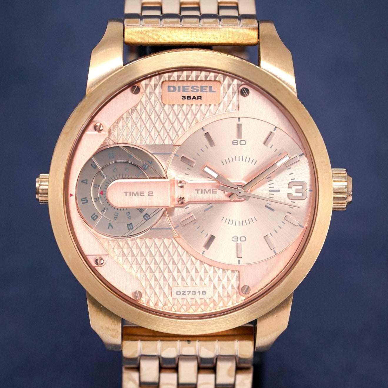 Diesel Dz7318 Men S Mini Daddy Rose Gold Watch
