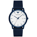 Emporio Armani Ar11025 Men S Luigi Blue Pvd Watch