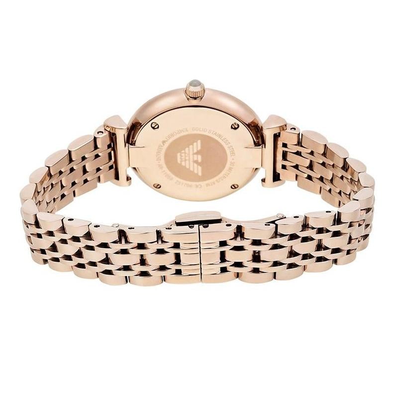 Emporio Armani Ar11059 Ladies Rose Gold Watch