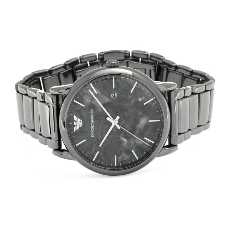 Emporio Armani Ar11155 Men S Luigi Blue Marble Watch