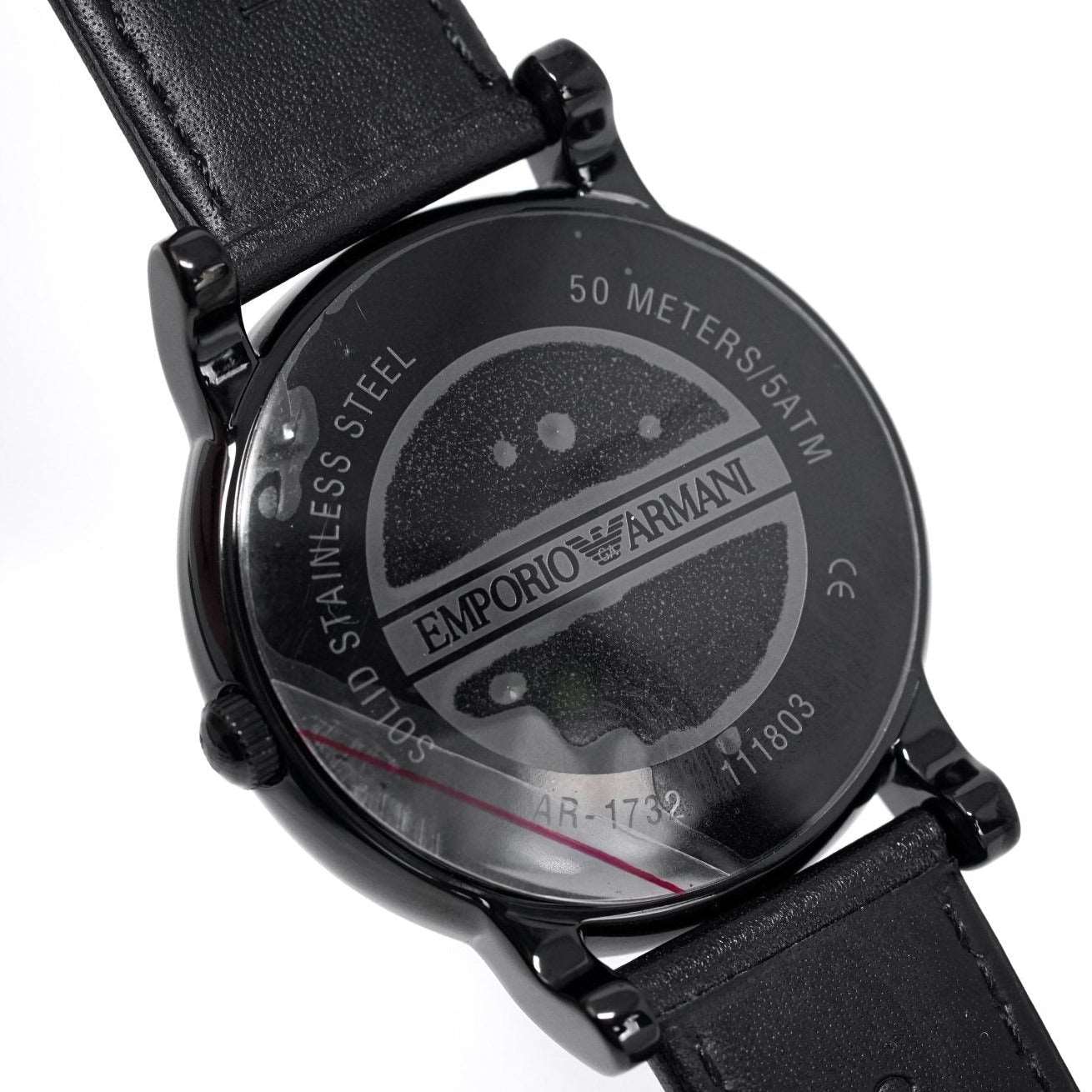 Emporio Armani Ar1732 Men S Classic Black Pvd Watch