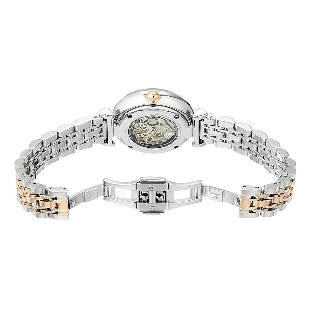 Emporio Armani Ar1992 Ladies Meccanico Rose Gold Watch