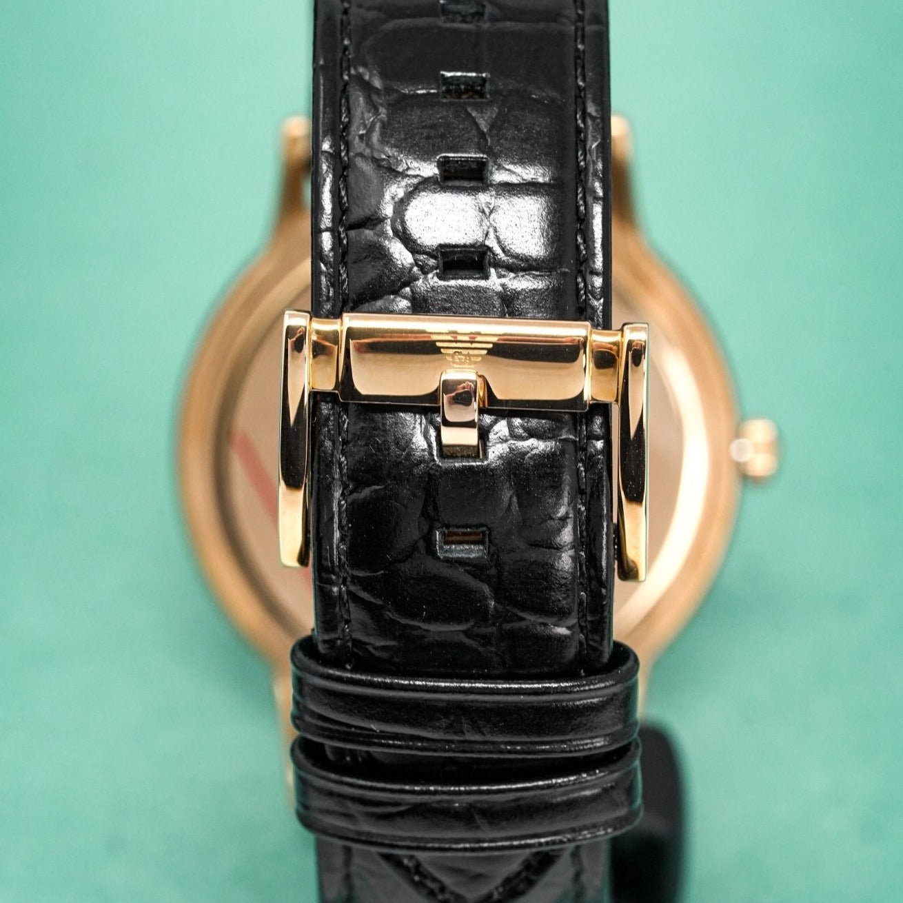 Emporio Armani Ar2425 Men S Renato Rose Gold Pvd Watch