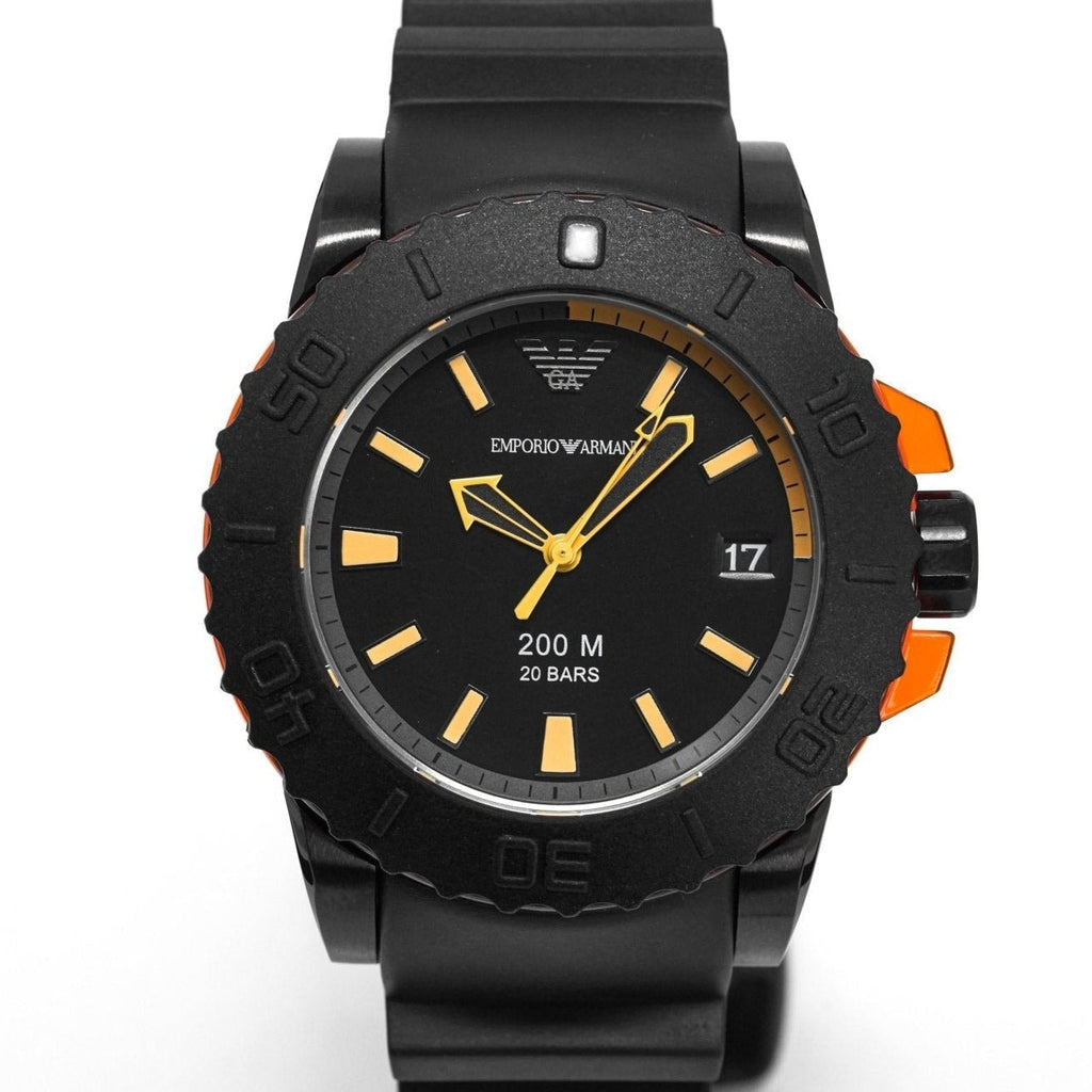 Emporio Armani Ar5969 Men S Sportivo Black Watch