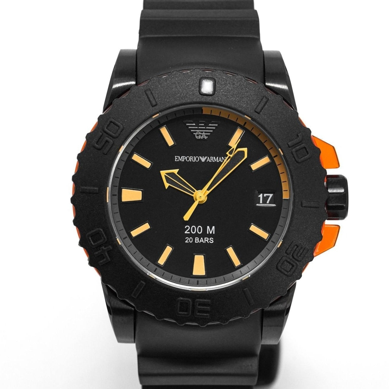 Emporio Armani Ar5969 Men S Sportivo Black Watch