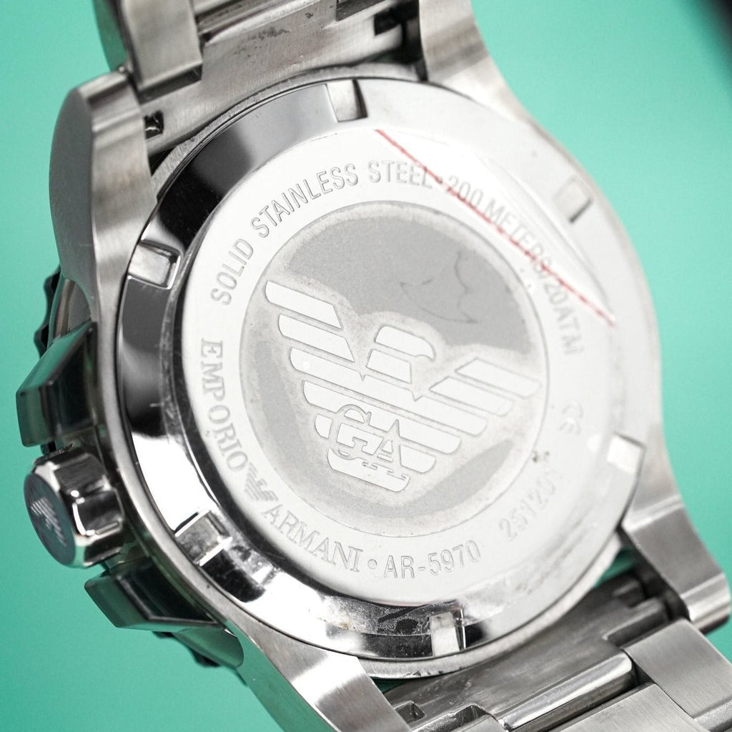 Emporio Armani Ar5970 Men S Sportivo Steel Watch