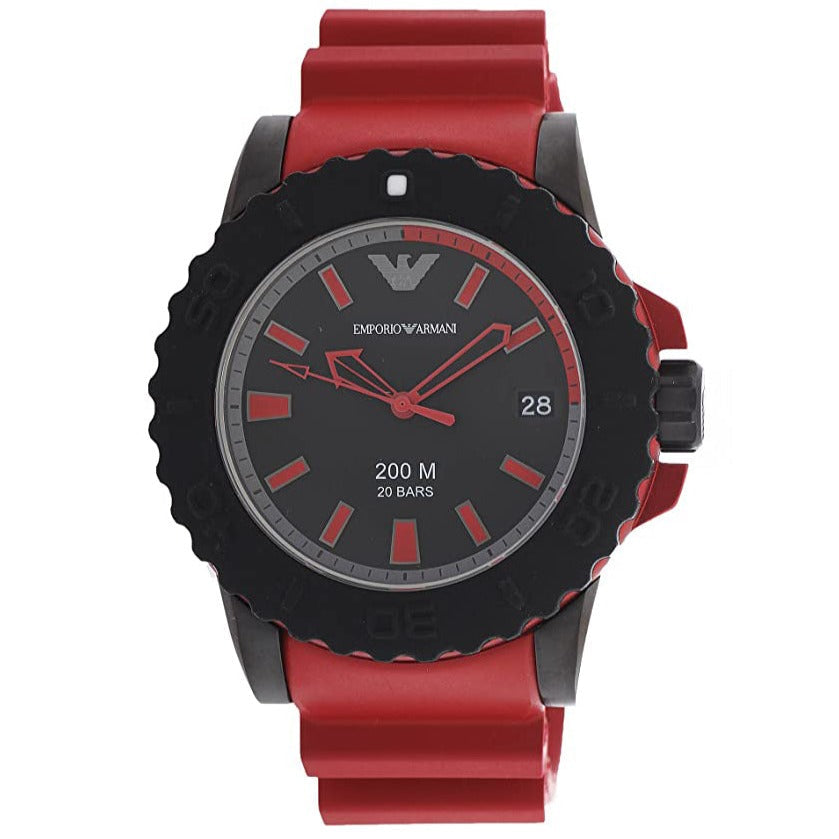 Emporio Armani Ar6101 Men S Sportivo Red Watch