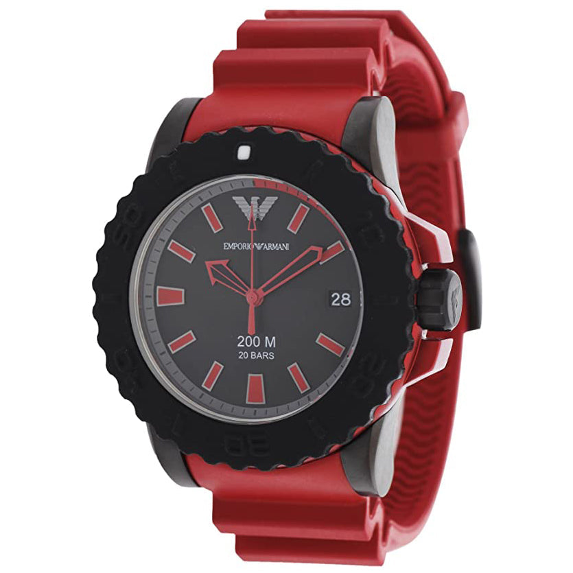 Emporio Armani Ar6101 Men S Sportivo Red Watch