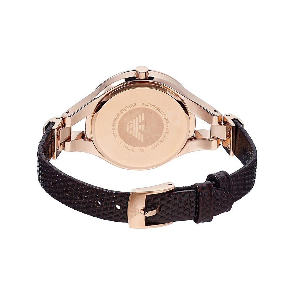 Emporio Armani Ar7431 Ladies Rose Gold Watch