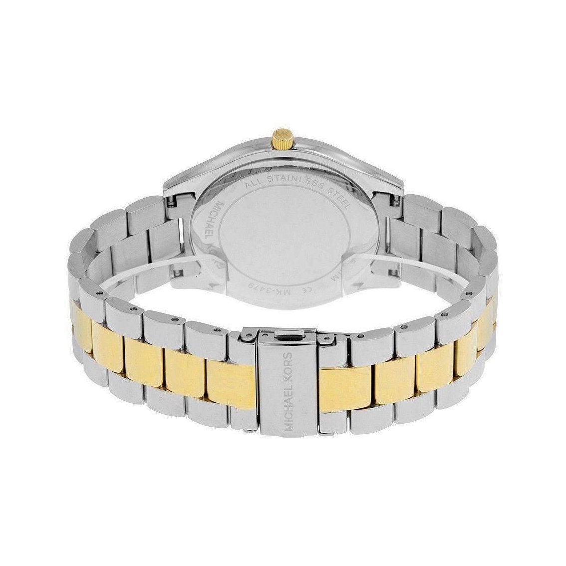 Michael Kors Mk3479 Ladies Slim Runway Two Tone Watch