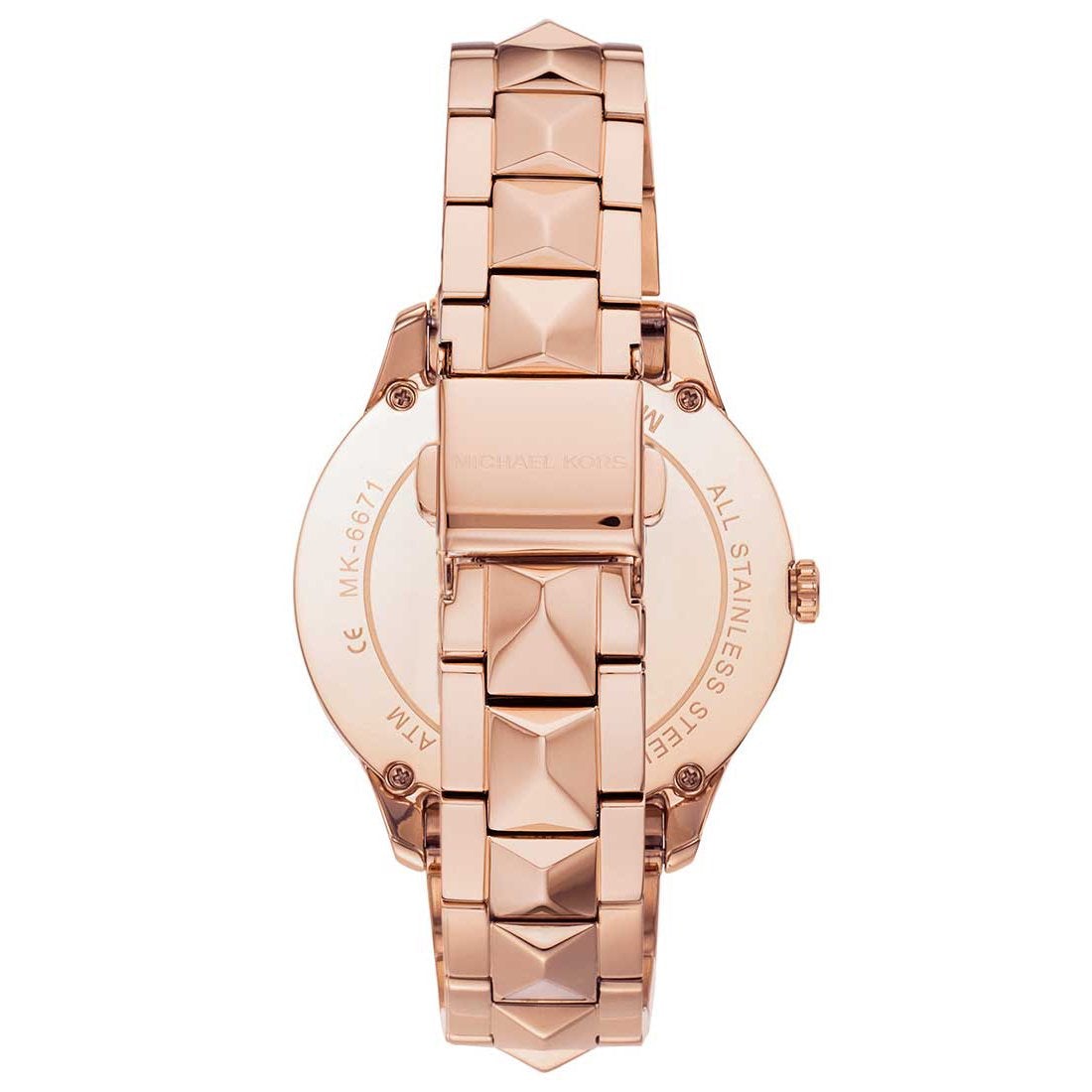 Michael Kors Mk6671 Ladies Rose Gold Runway Mercer