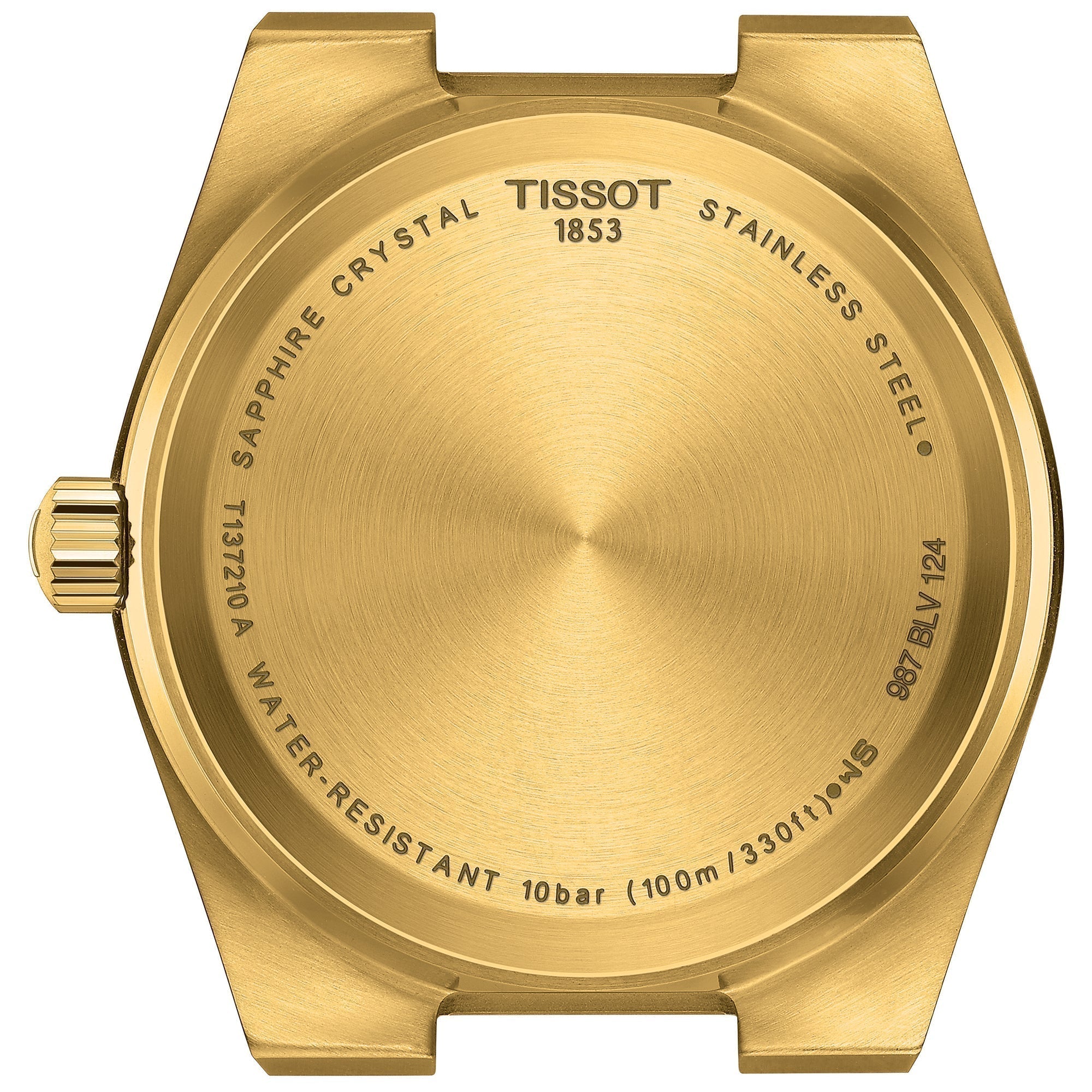 Tissot Prx 35mm Unisex Gold Watch T1372103302100