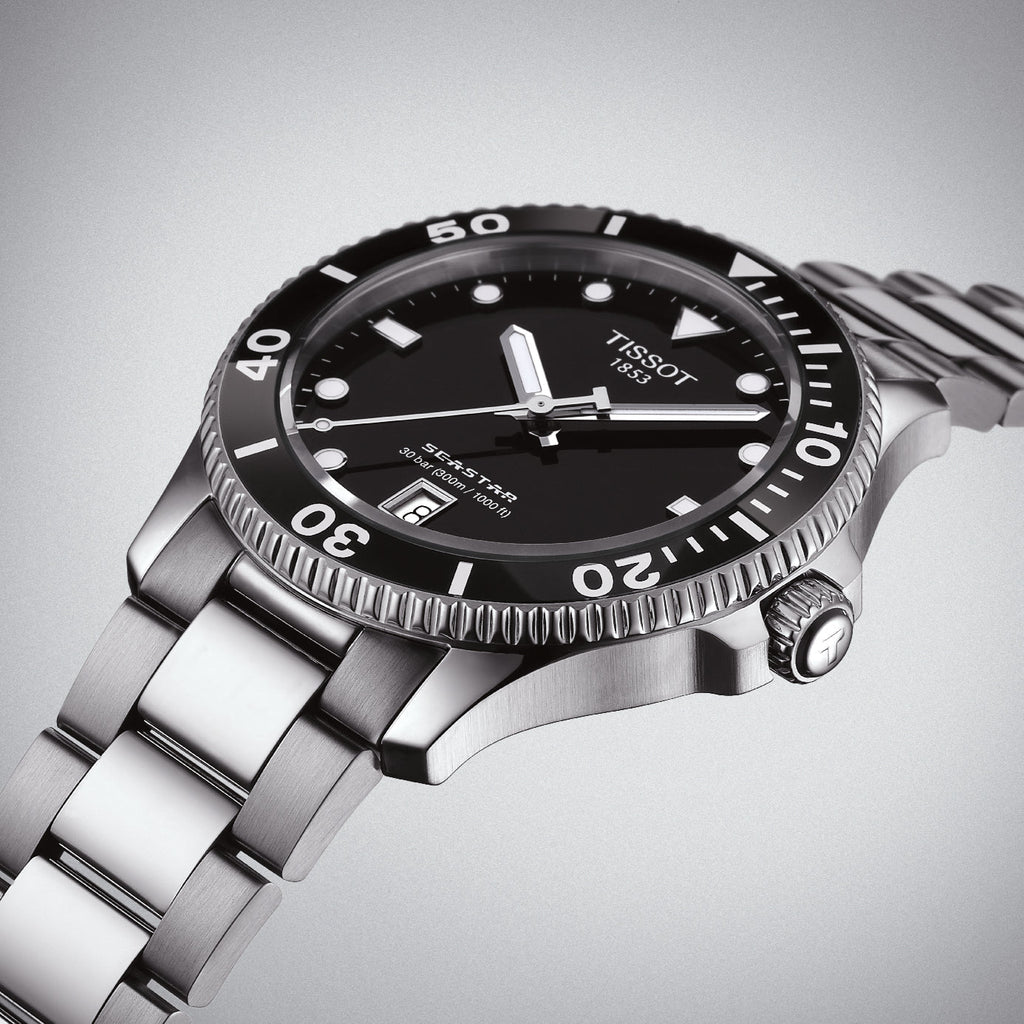 Tissot Seastar 1000 40mm Unisex Black Watch T120 410 11 051 00