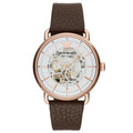 Emporio Armani Ar60027 Men S Automatic Meccanico Skeleton Watch