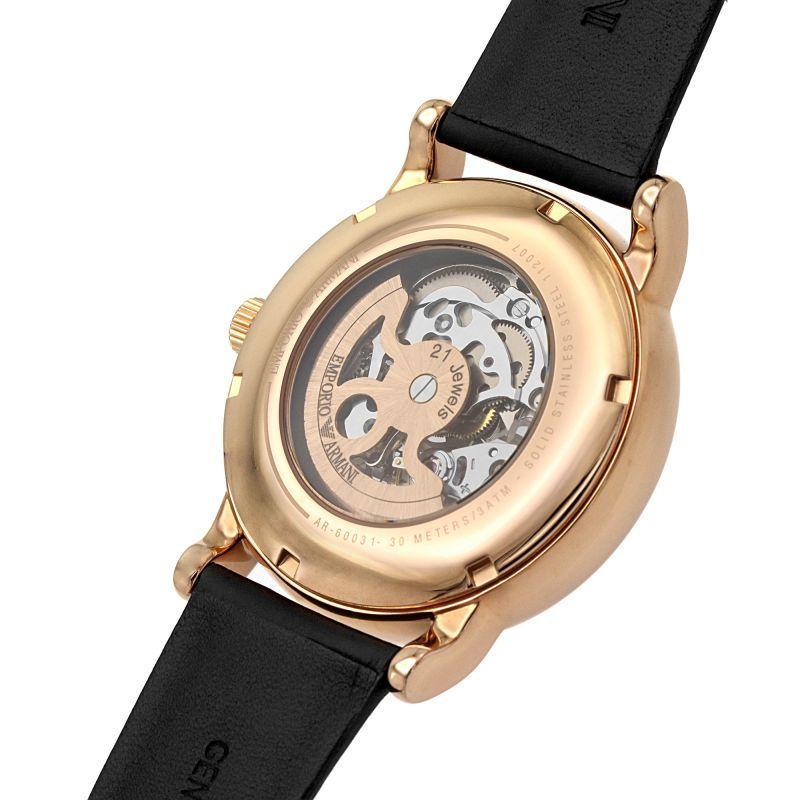 Emporio Armani Ar60031 Men S Automatic Luigi Rose Watch