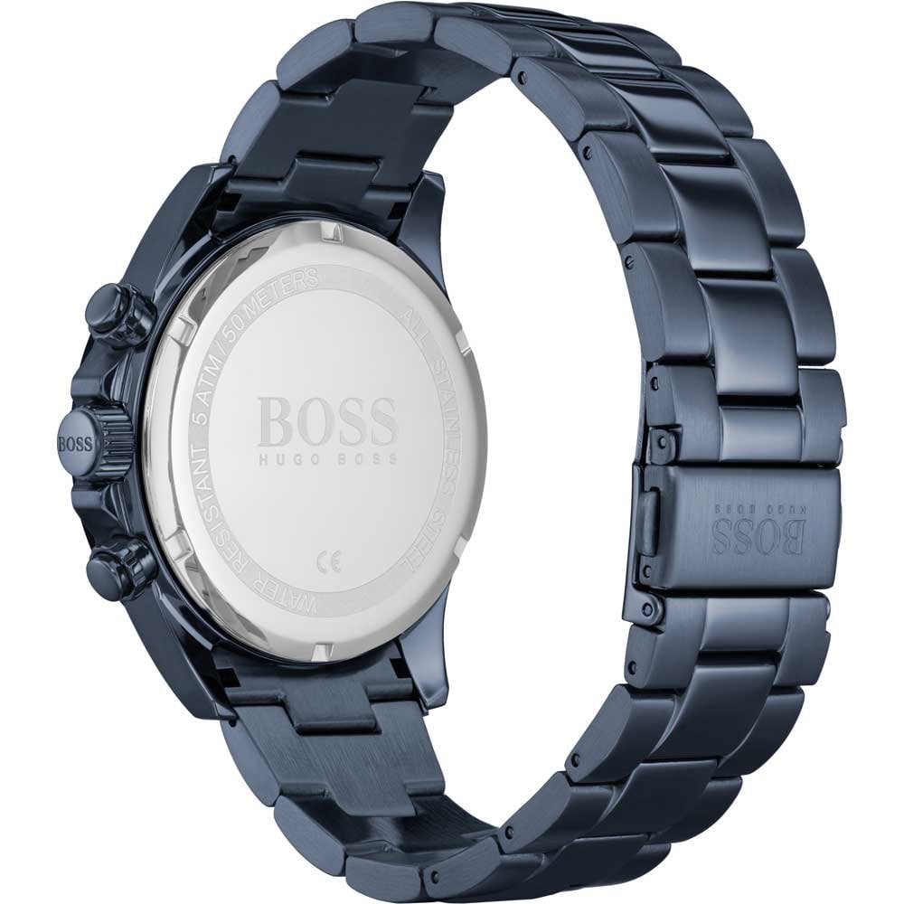 Hugo Boss Mens Hb1513758 Hero Blue Steel Chronograph Watch