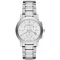 Burberry Ladies Watch Chronograph Silver Bu9750