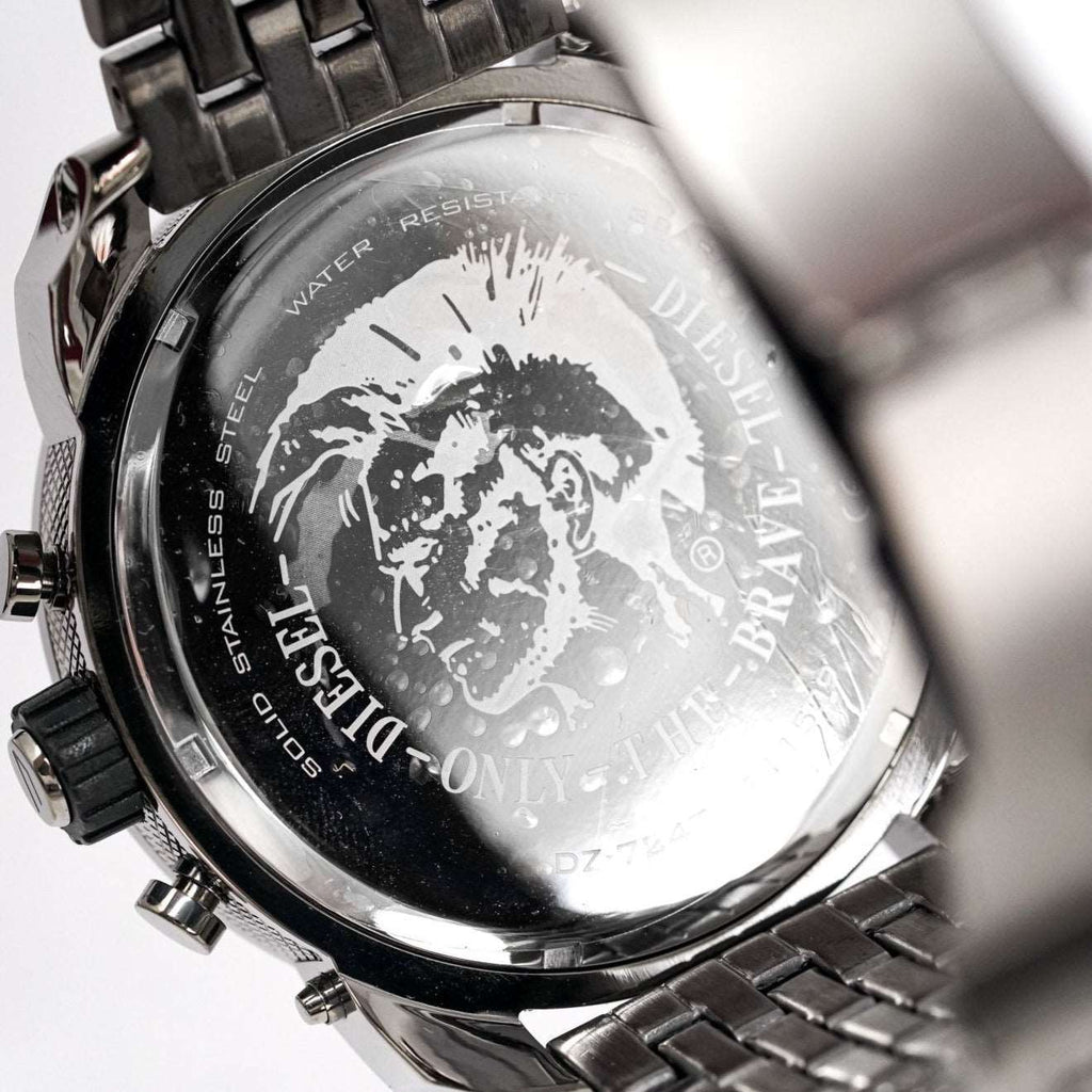 Diesel Dz7247 Men S Chronograph Big Daddy Gun Metal Watch