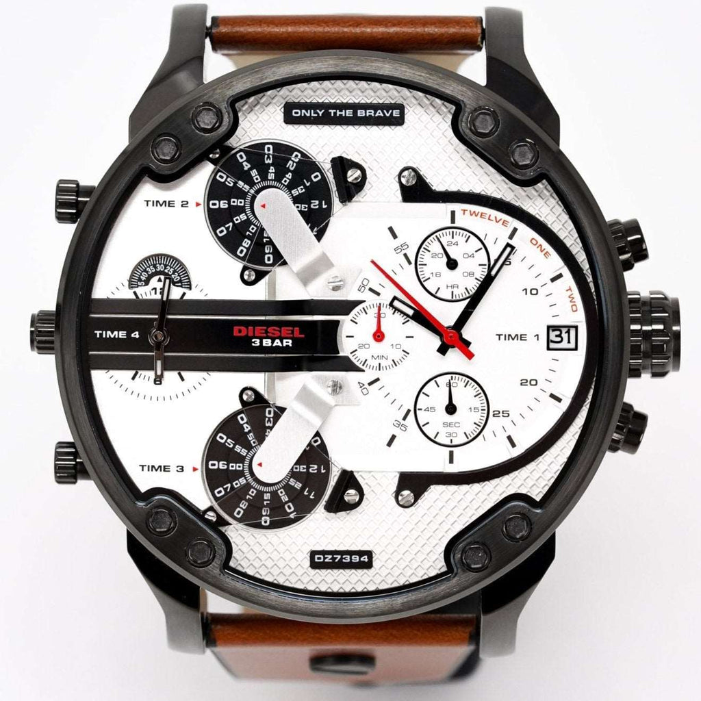 Diesel Dz7394 Men S Chronograph Mr Daddy 2 0 Brown Watch