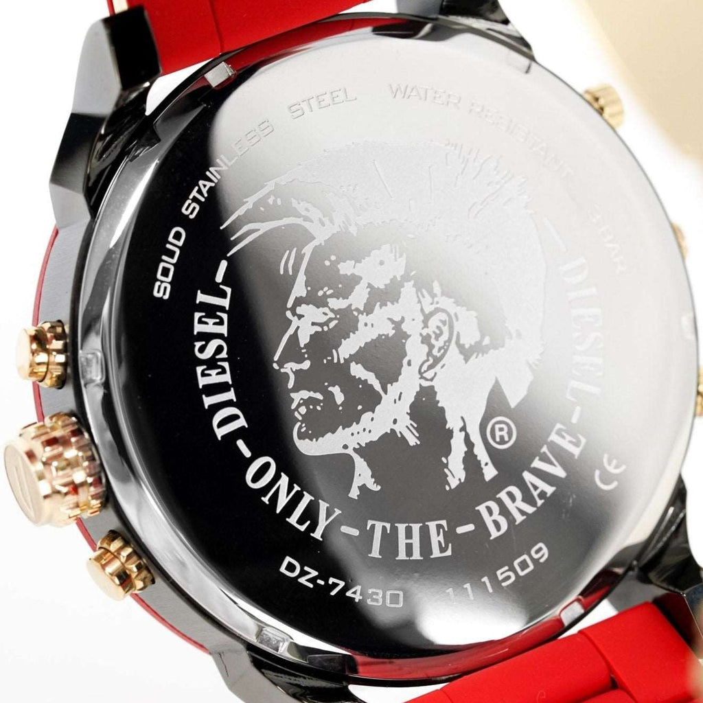 Diesel Dz7430 Men S Chronograph Mr Daddy 2 0 Red Watch