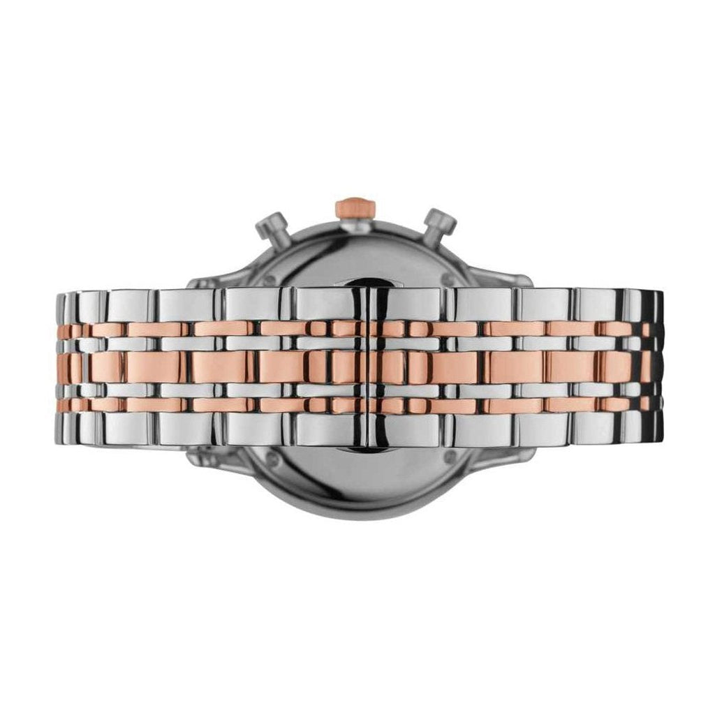 Emporio Armani Ar0399 Men S Silver Chronograph Watch