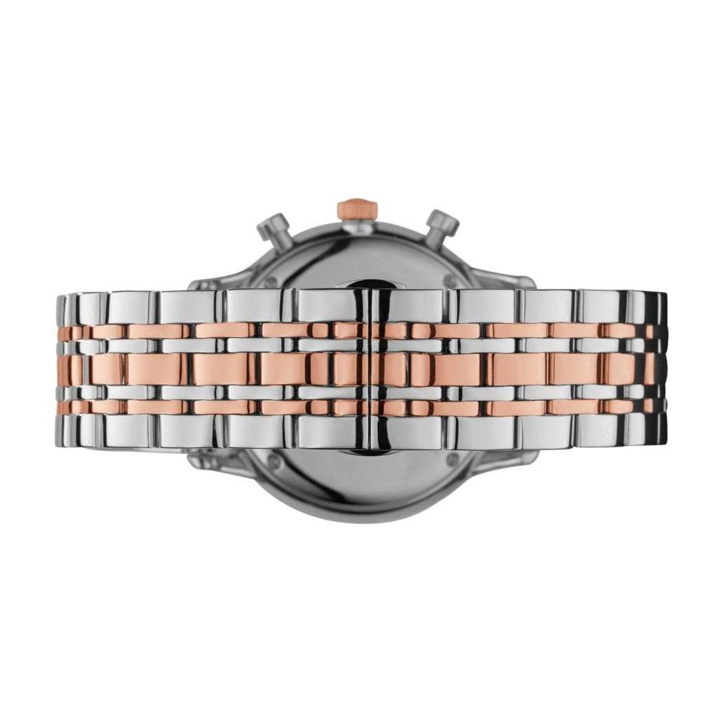 Emporio Armani Ar0399 Men S Silver Chronograph Watch