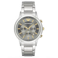 Emporio Armani Ar11047 Men S Silver Chronograph Watch