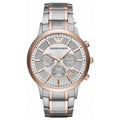 Emporio Armani Ar11077 Men S Rose Gold Chronograph Watch