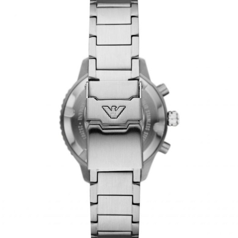Emporio Armani Ar11360 Men S Diver Chronograph Steel Watch