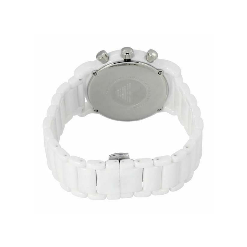 Emporio Armani Ar1499 Men S White Chronograph Watch