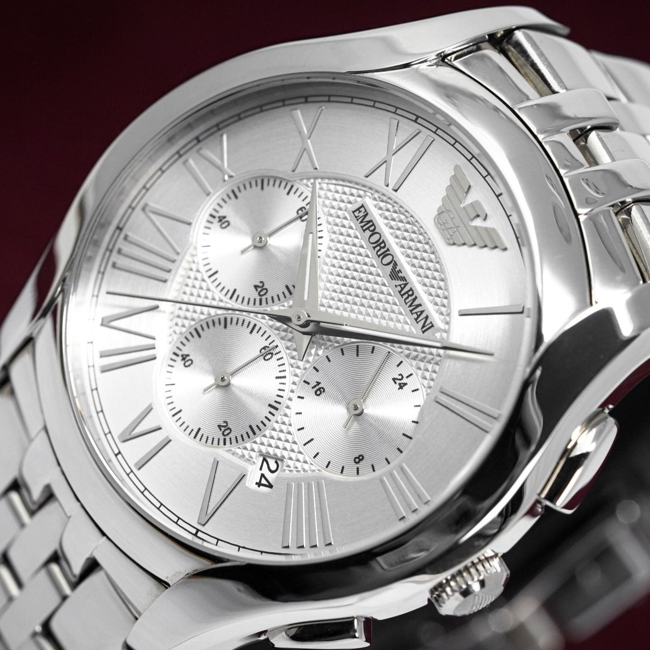 Emporio Armani Ar1702 Men S Valente Chronograph Steel Watch
