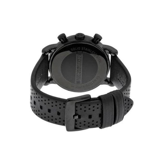 Emporio Armani Ar1737 Men S Black Chronograph Watch