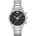 Emporio Armani Ar1853 Men S Silver Chronograph Watch