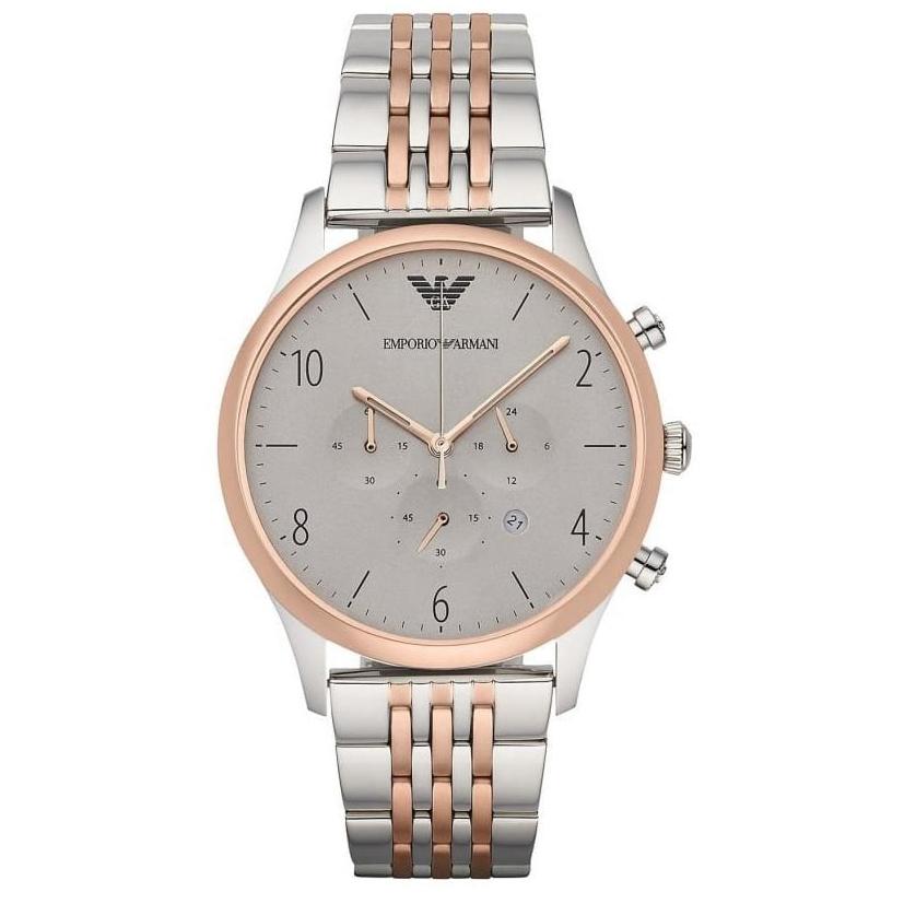 Emporio Armani Ar1864 Men S Two Tone Chronograph Watch