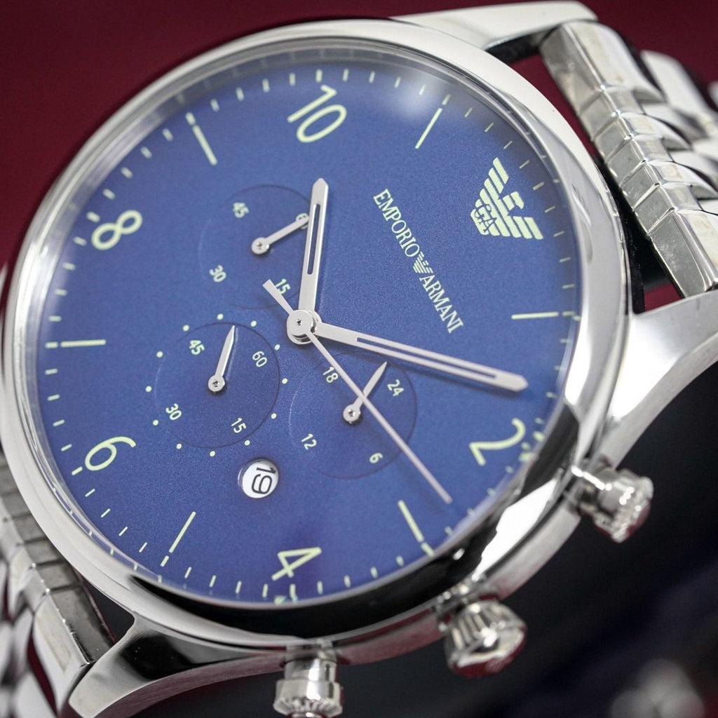 Emporio Armani Ar1942 Men S Chronograph Steel Watch