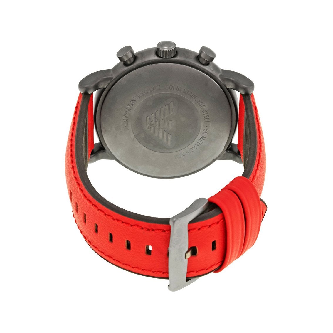Emporio Armani Ar1971 Men S Luigi Red Chronograph Watch