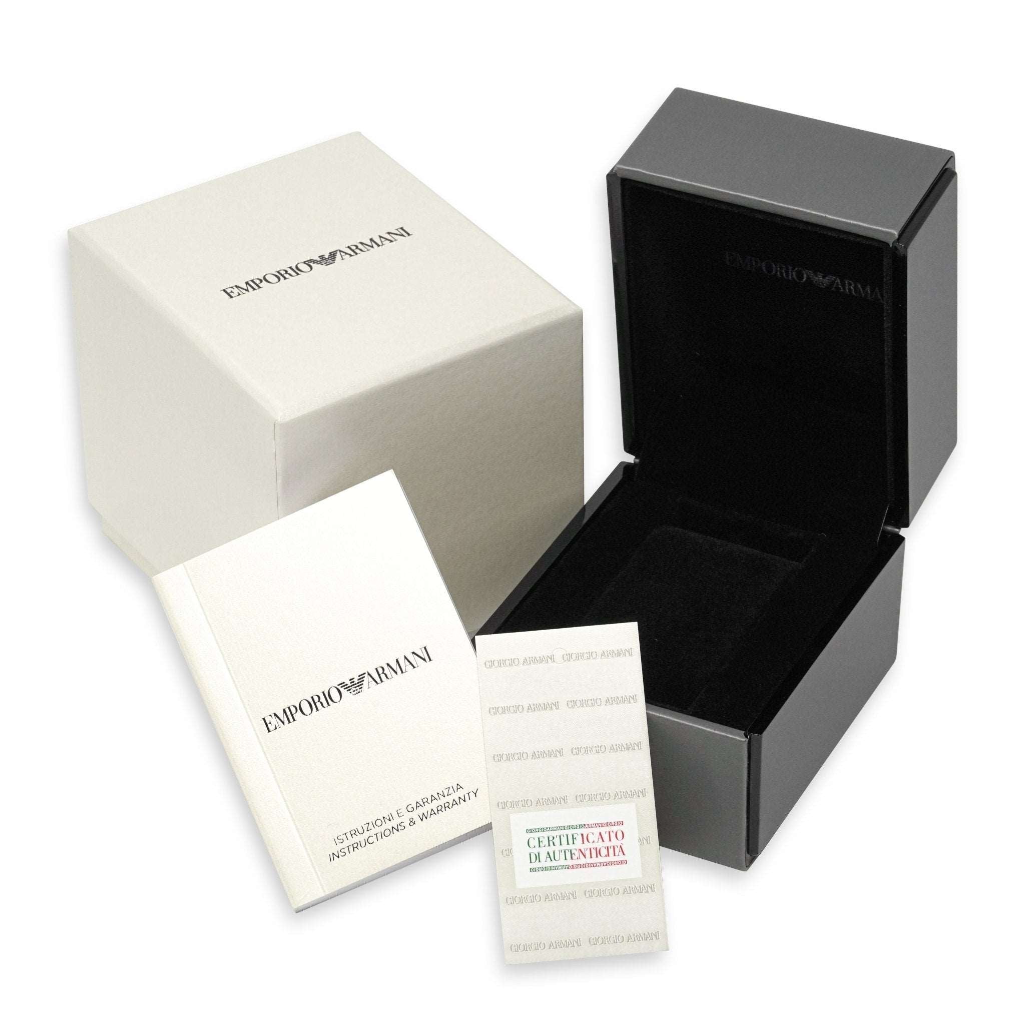 Emporio Armani Ar5859 Men S Chronograph Tazio White Watch