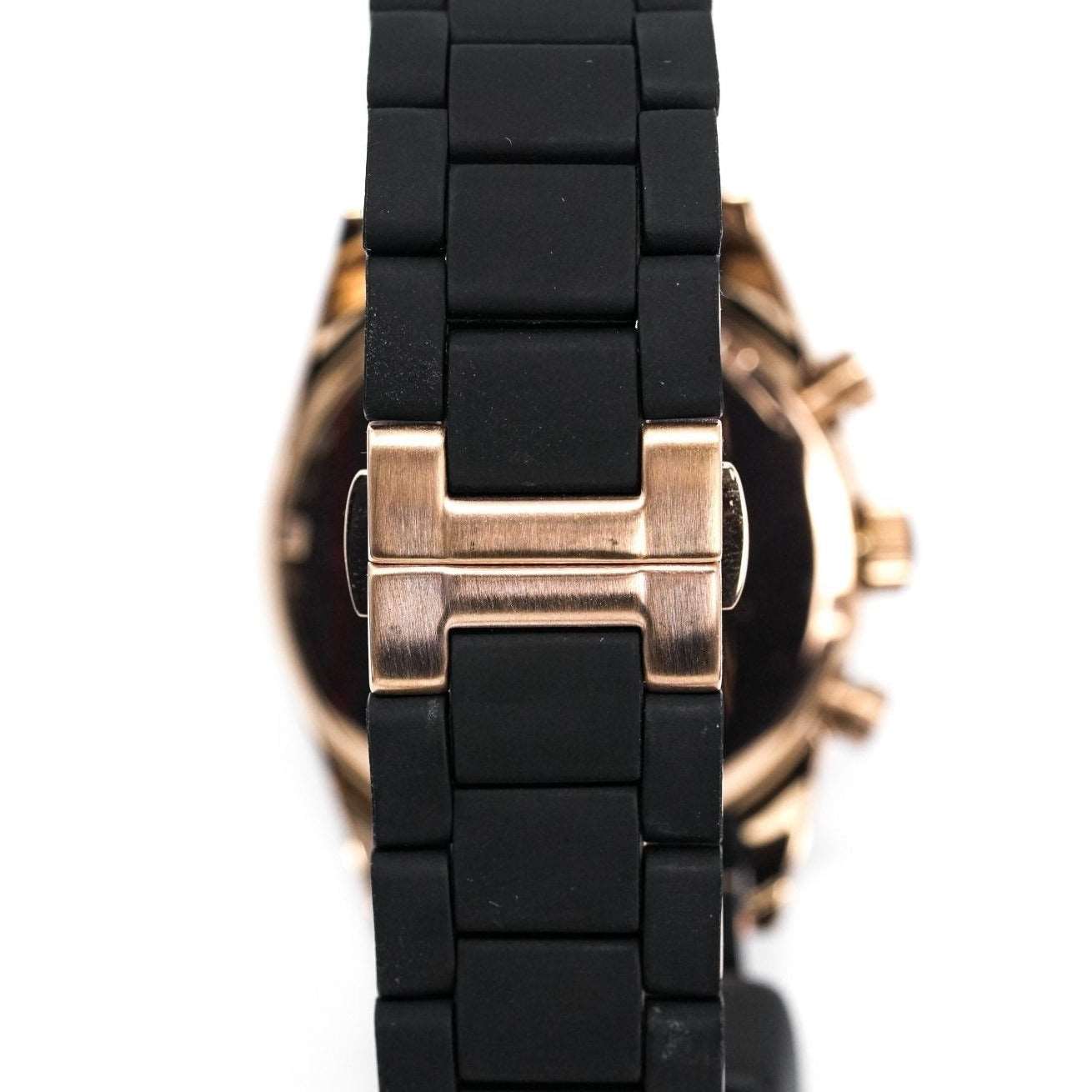 Emporio Armani Ar5906 Ladies Sportivo Chronograph Rose Gold Pvd Watch
